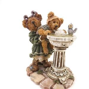 Sissie & Squirt Big Helper Little Sipper Bear Sisters 228323 Vintage Boyds